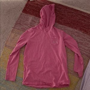 Pink vineyard vines hoodie
